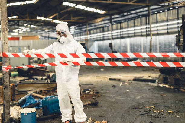 Professional Odor Removal technician working in Raymond, ME